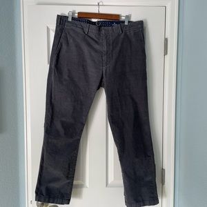 Cremieux Comfort Stretch, Grey Corduroy 38 X 30 pants.